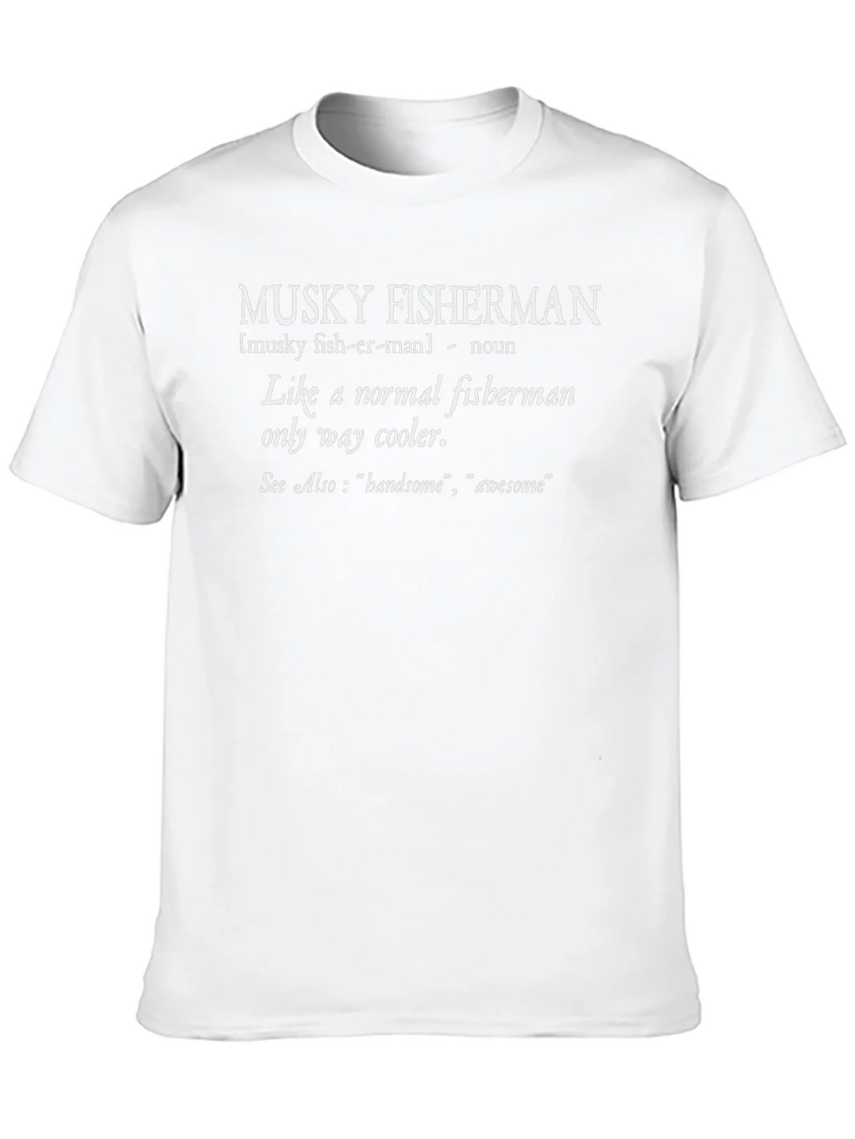 Musky Fisherman Graphic Tee product image 9