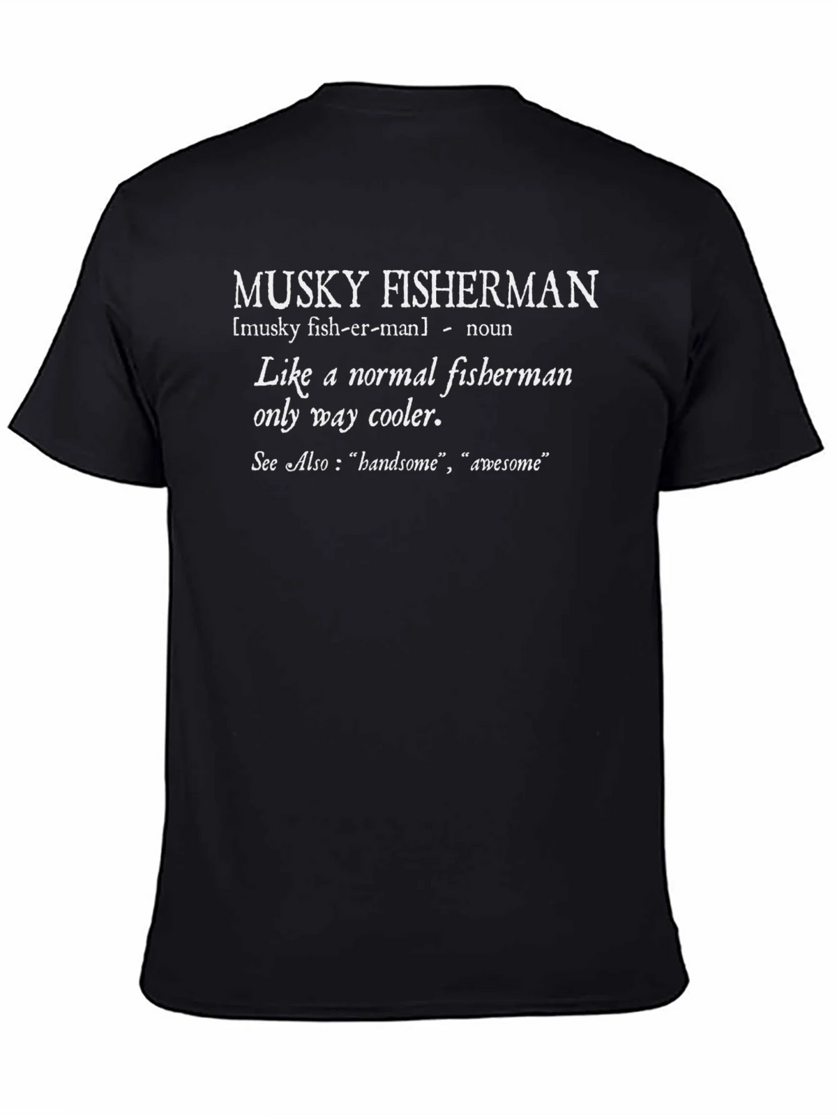 Musky Fisherman Graphic Tee product image 4