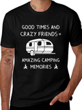 Camping Memories T-Shirt - Good Times & Crazy Friends product image 1