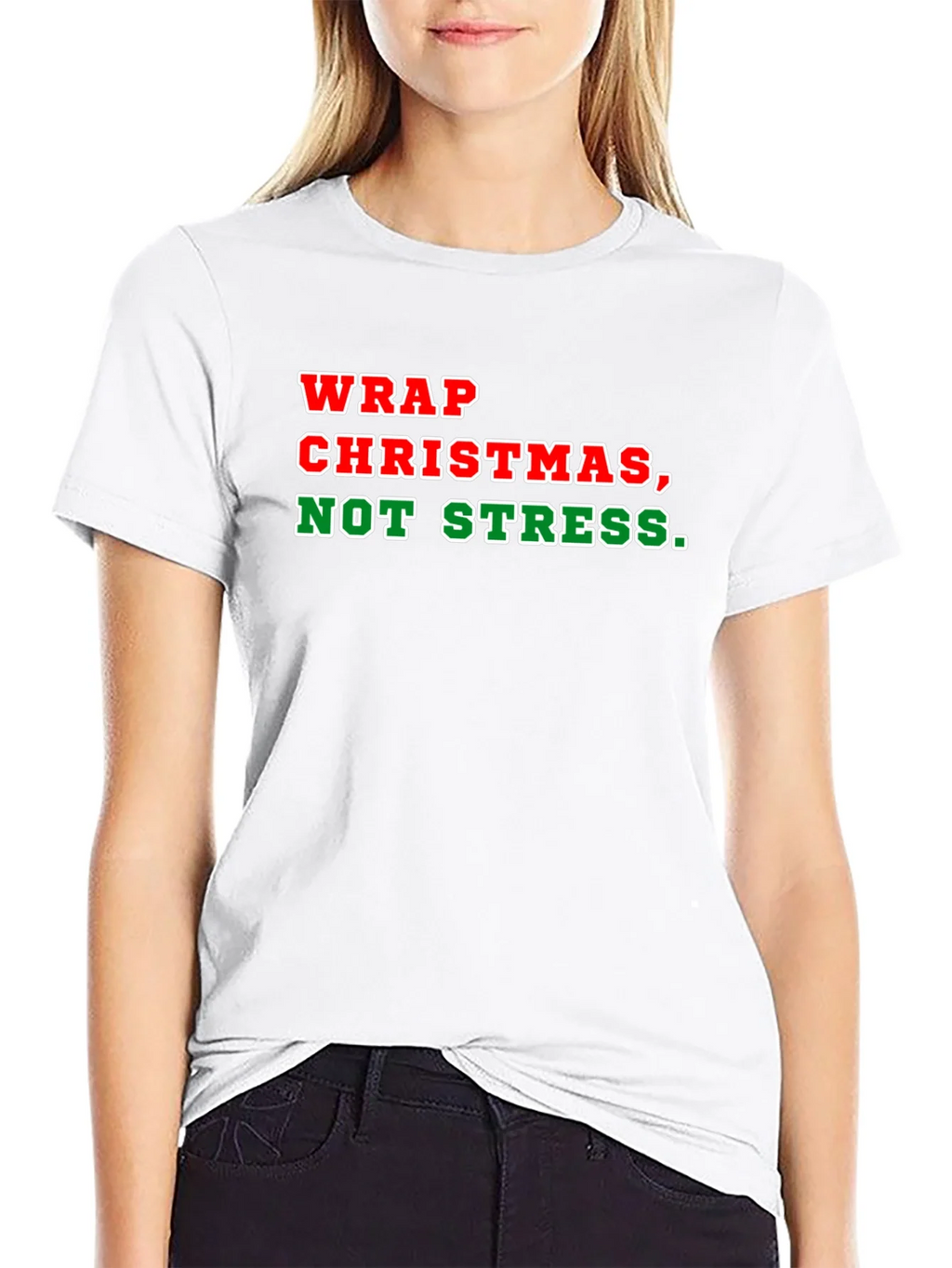 Wrap Christmas Not Stress T-Shirt product image 6