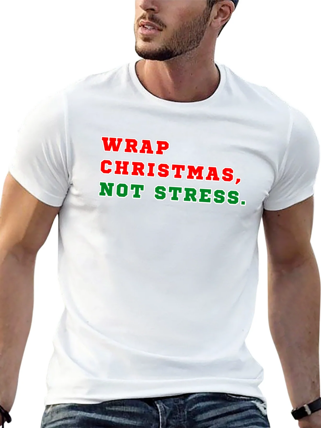 Wrap Christmas Not Stress T-Shirt product image 9