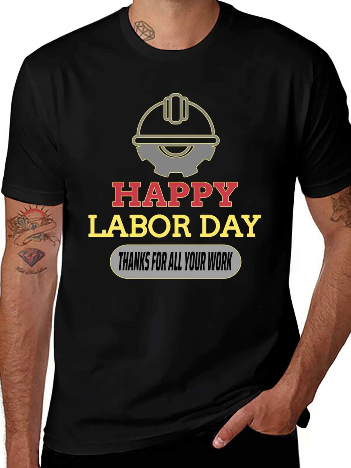Happy Labor Day Graphic T-Shirt product image 1