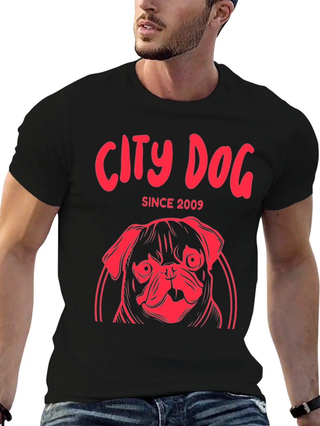 City Dog Since 2009 Graphic Tee product image 6