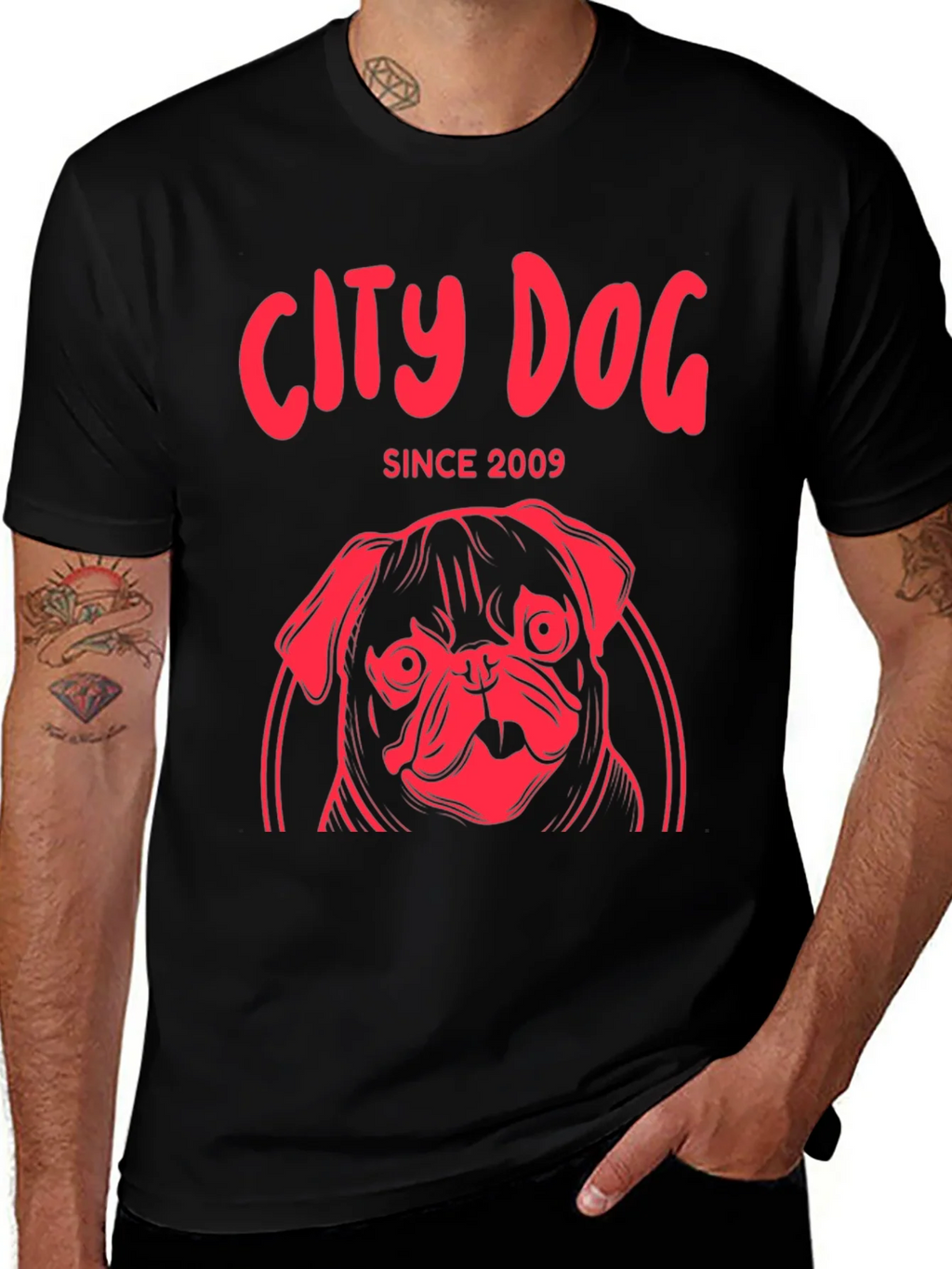 City Dog Since 2009 Graphic Tee product image 1