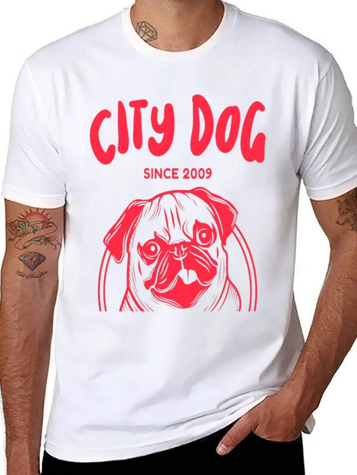 City Dog Since 2009 Graphic Tee product image 7