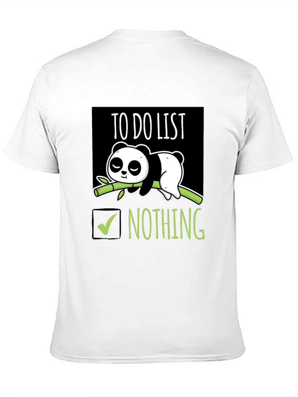 Lazy Panda To-Do List T-Shirt product image 9