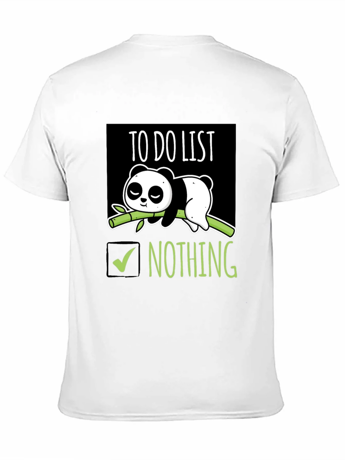 Lazy Panda To-Do List T-Shirt product image 9