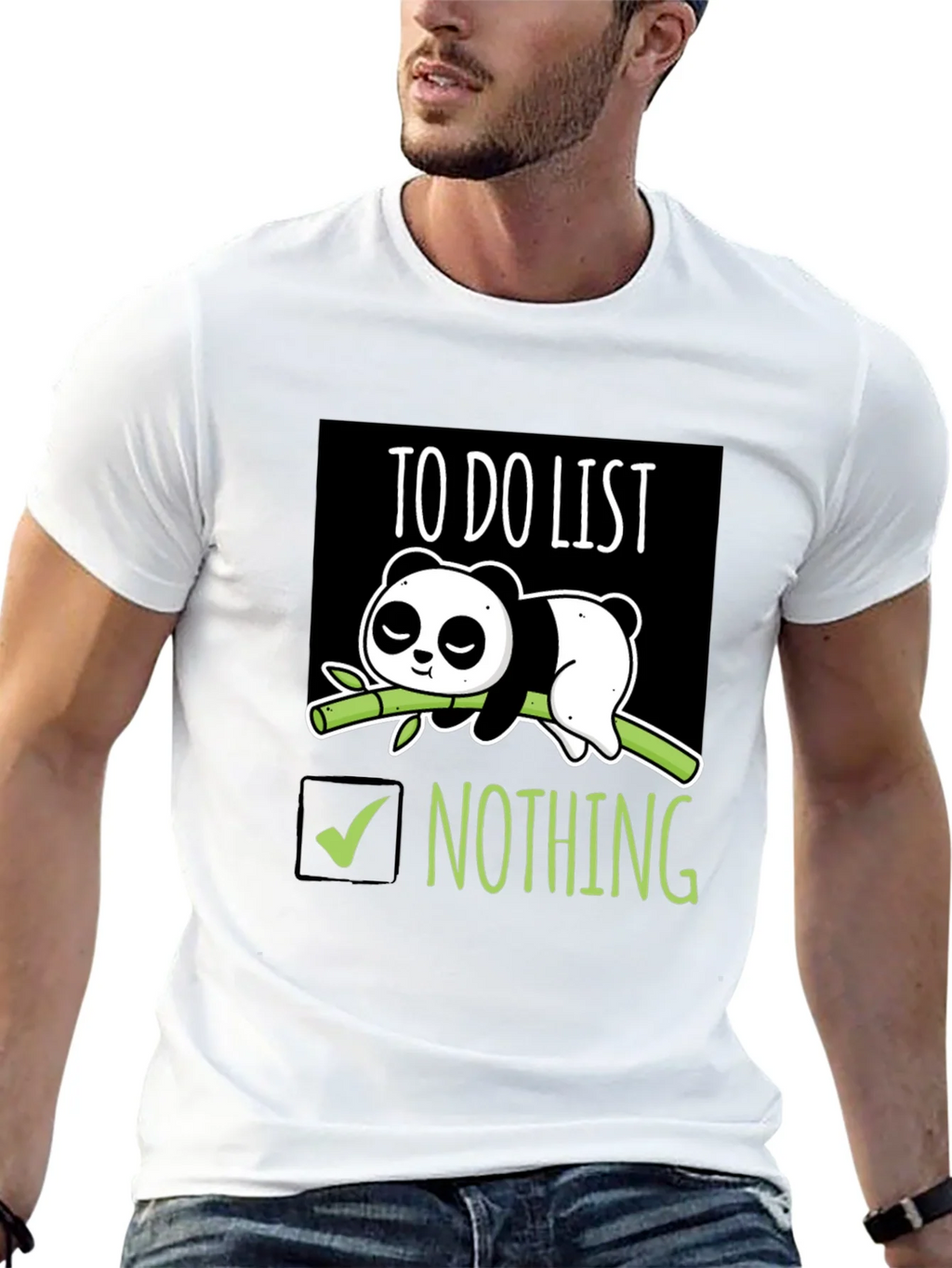 Lazy Panda To-Do List T-Shirt product image 11