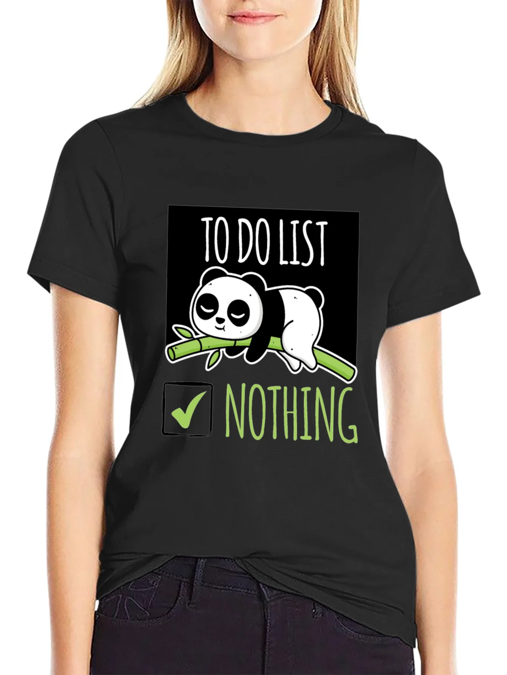 Lazy Panda To-Do List T-Shirt product image 2