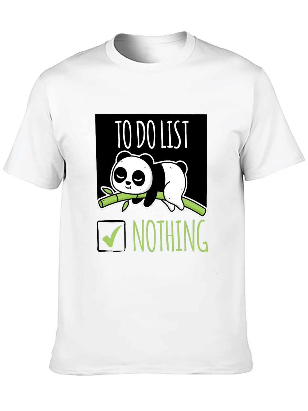 Lazy Panda To-Do List T-Shirt product image 8