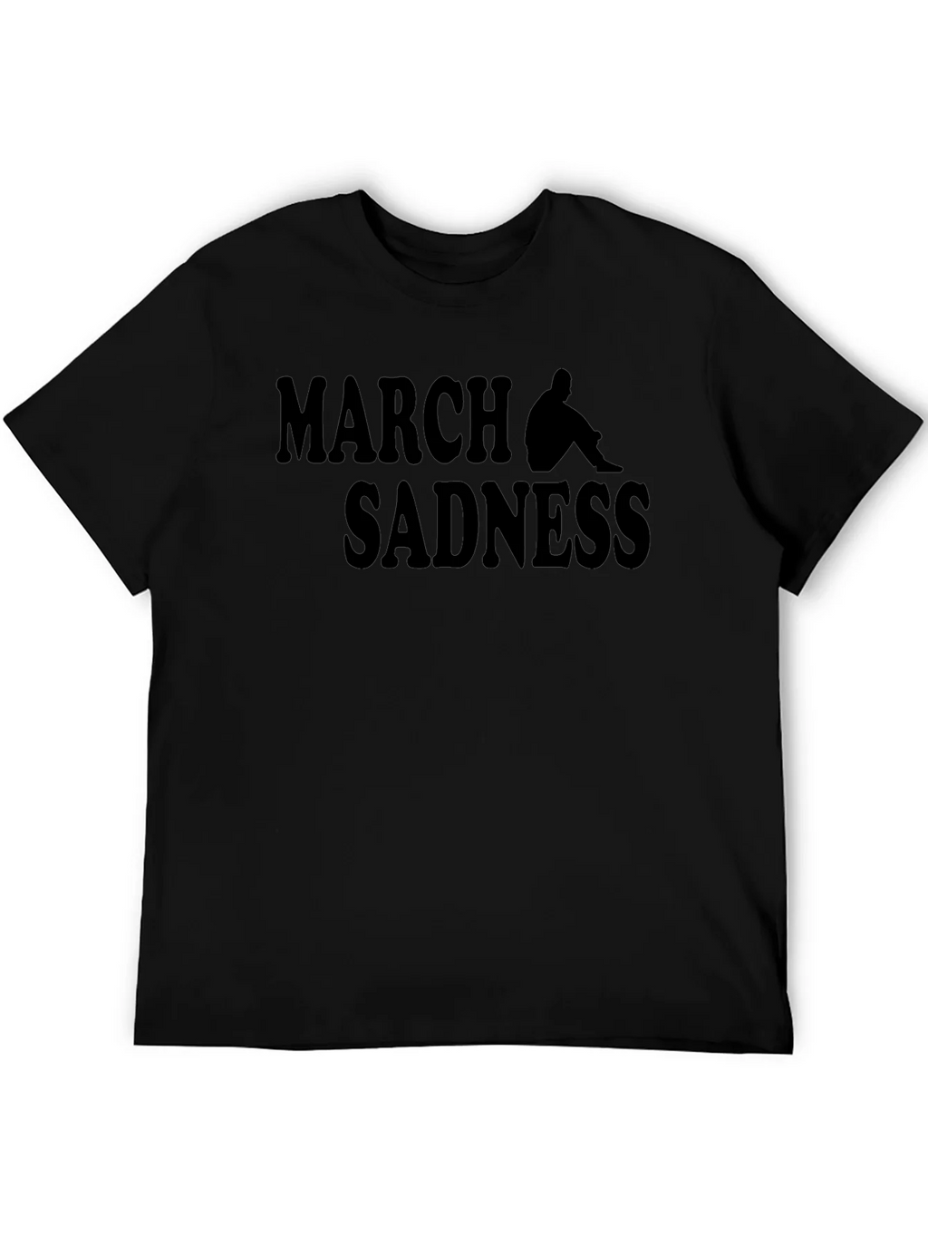 March Sadness Graphic Tee - Black product image 5