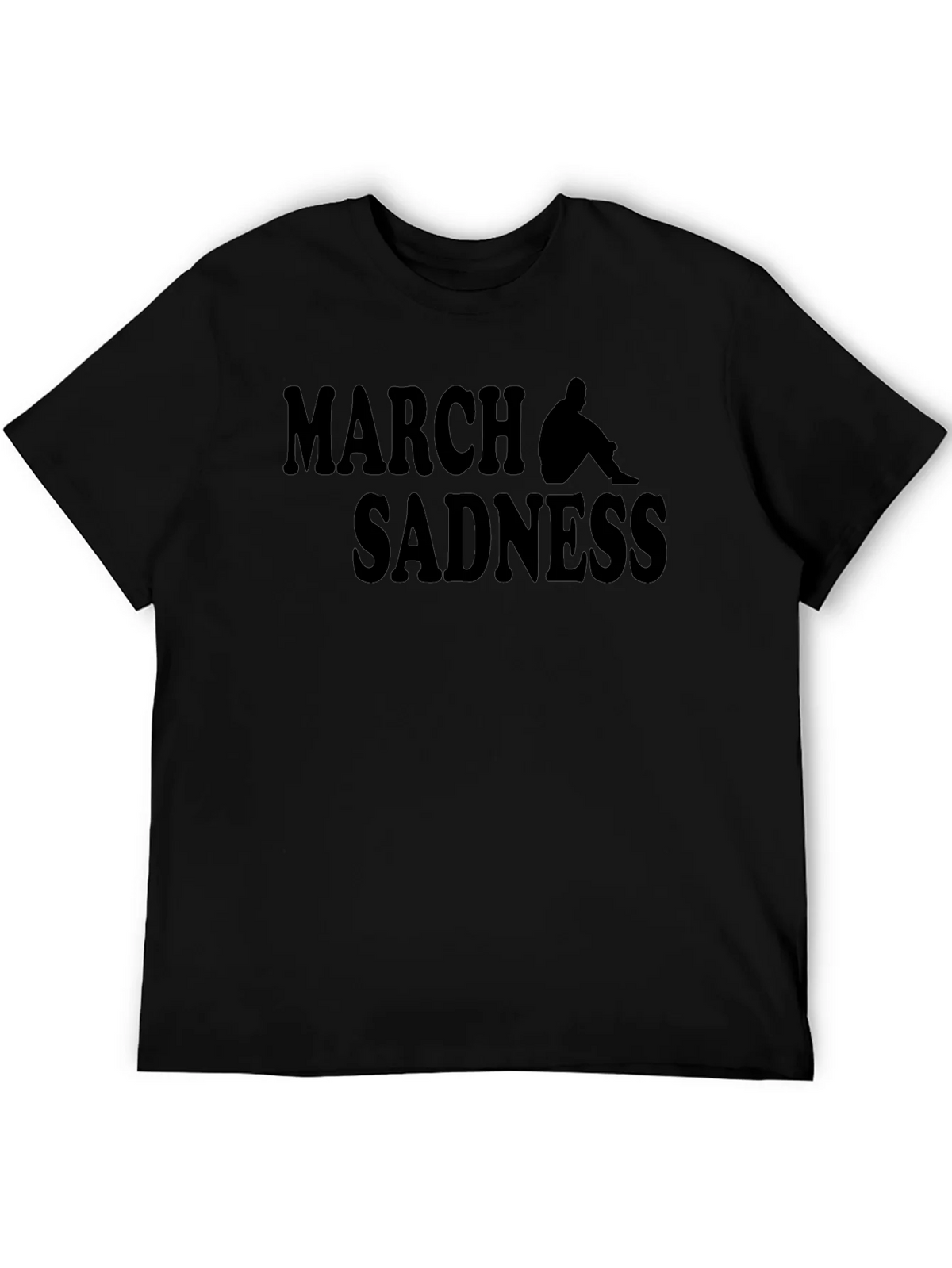 March Sadness Graphic Tee - Black product image 5