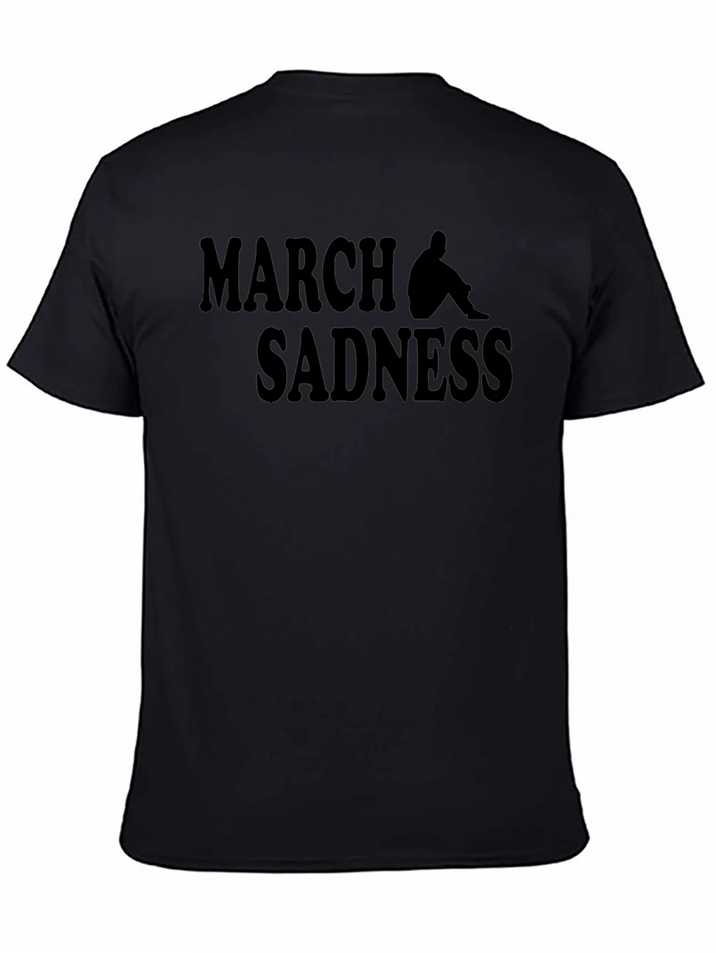 March Sadness Graphic Tee - Black product image 4