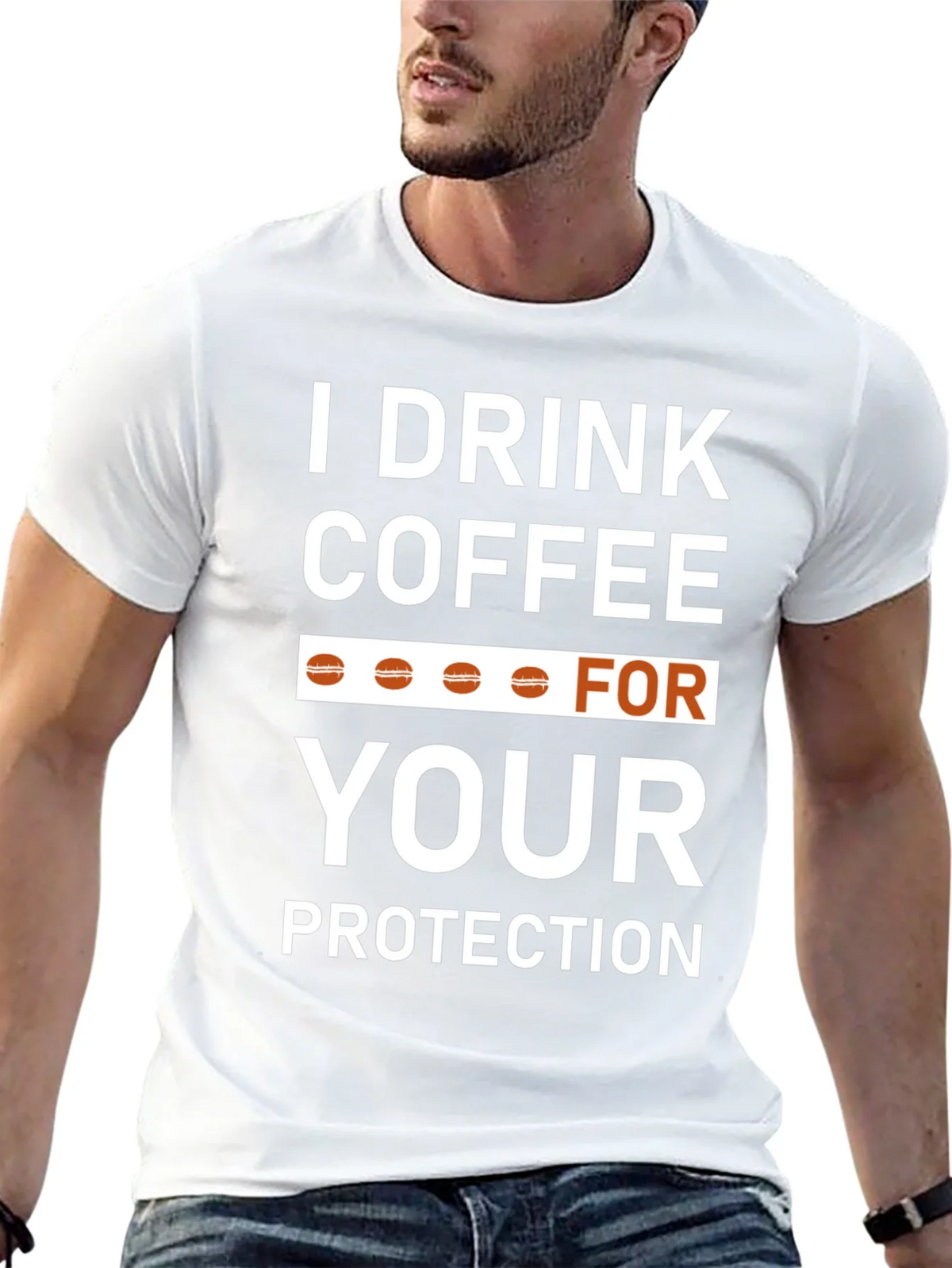 Coffee Lovers T-Shirt - Drink For Your Protection! product image 12