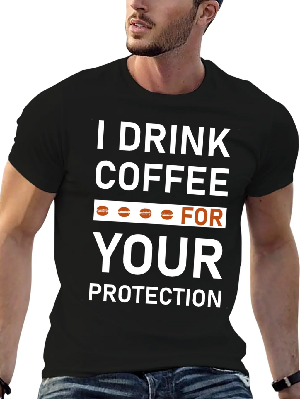 Coffee Lovers T-Shirt - Drink For Your Protection! product image 6