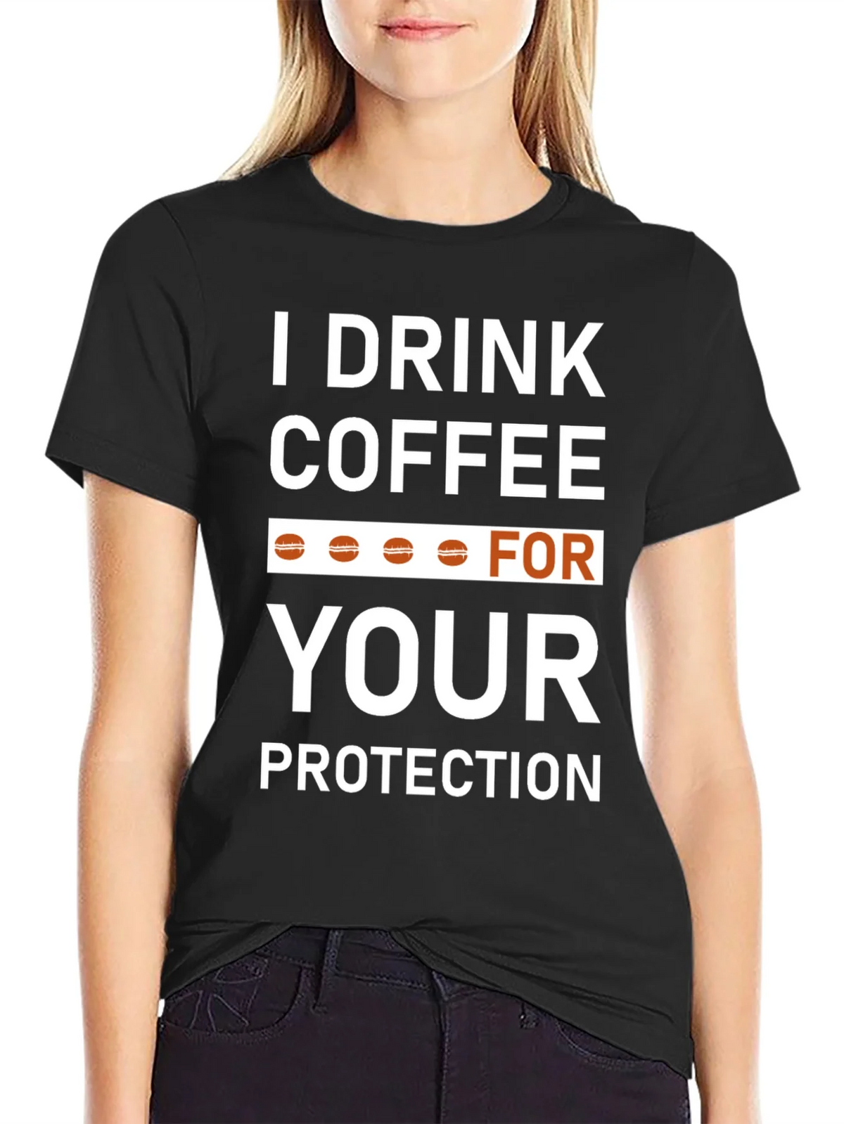 Coffee Lovers T-Shirt - Drink For Your Protection! product image 2