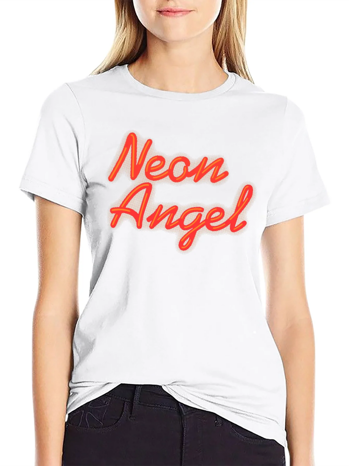 Neon Angel Black Graphic Tee product image 6