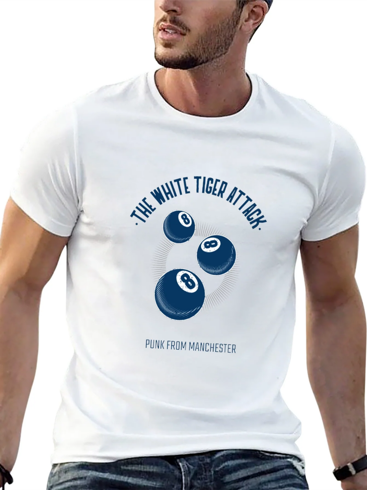 The White Tiger Attack Graphic Tee product image 12