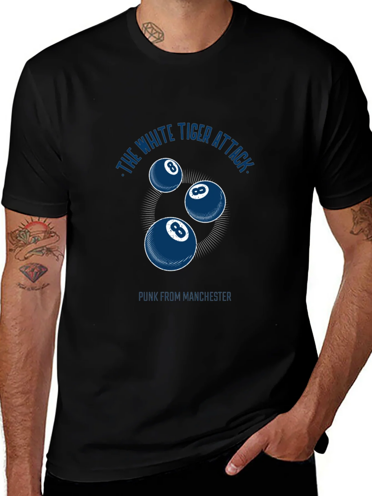 The White Tiger Attack Graphic Tee product image 1