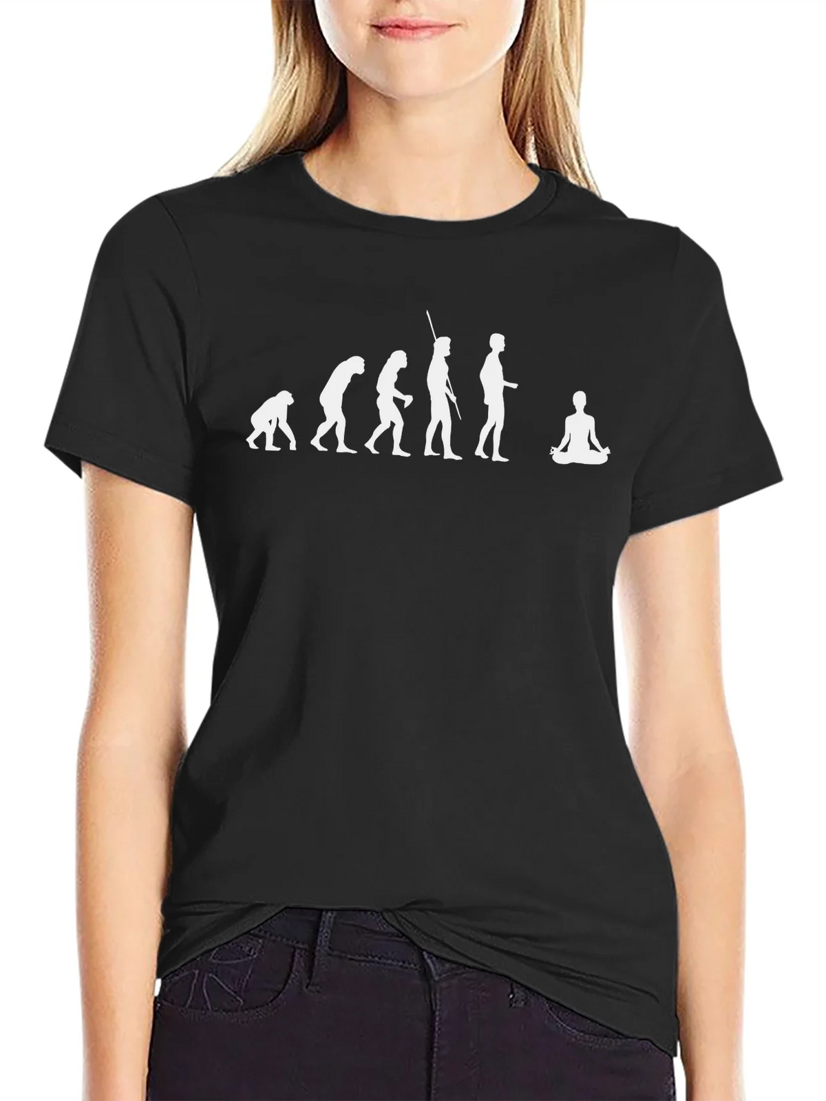 Evolution Yoga Black T-Shirt product image 2