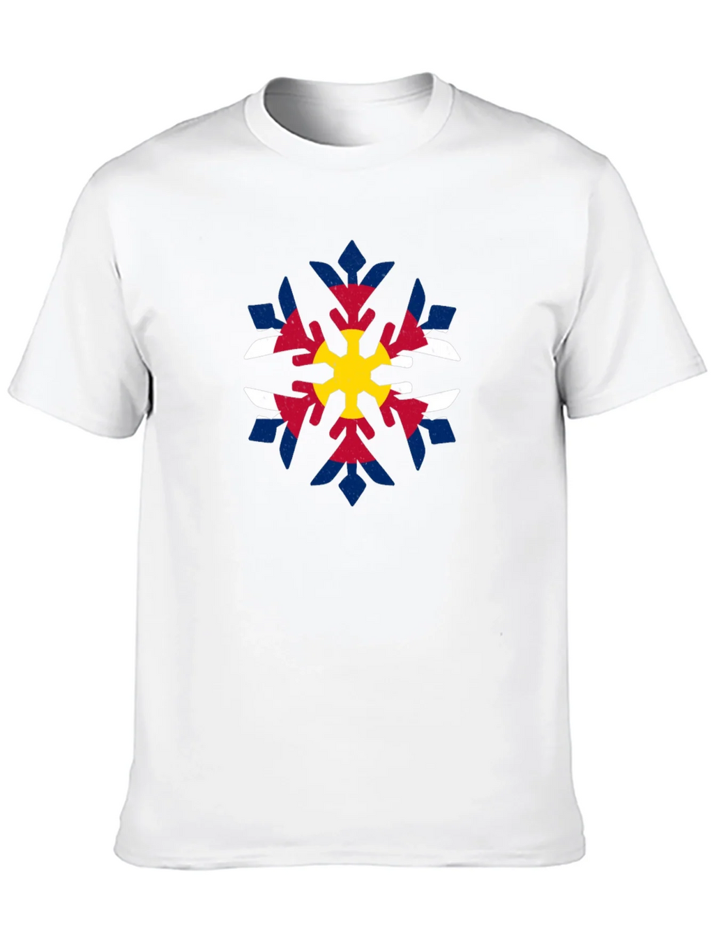 Colorado Flag Snowflake Graphic Tee - Black product image 9