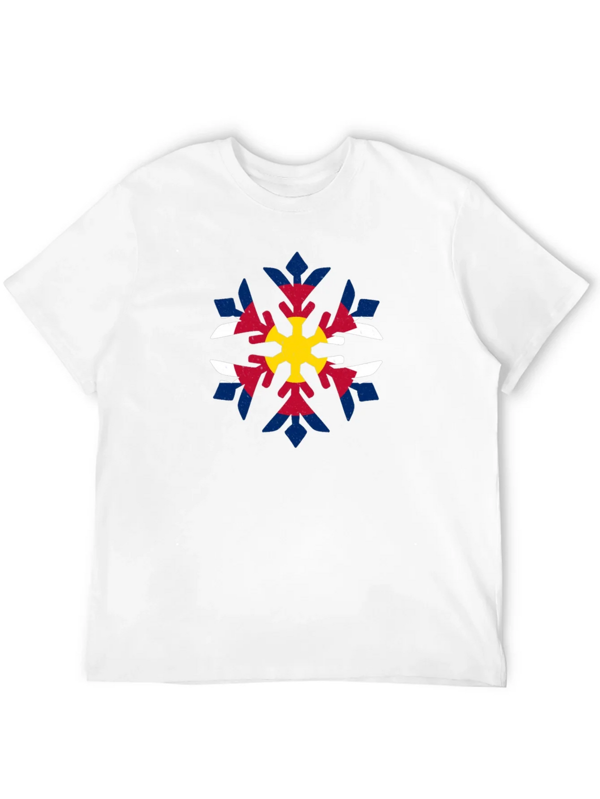 Colorado Flag Snowflake Graphic Tee - Black product image 11
