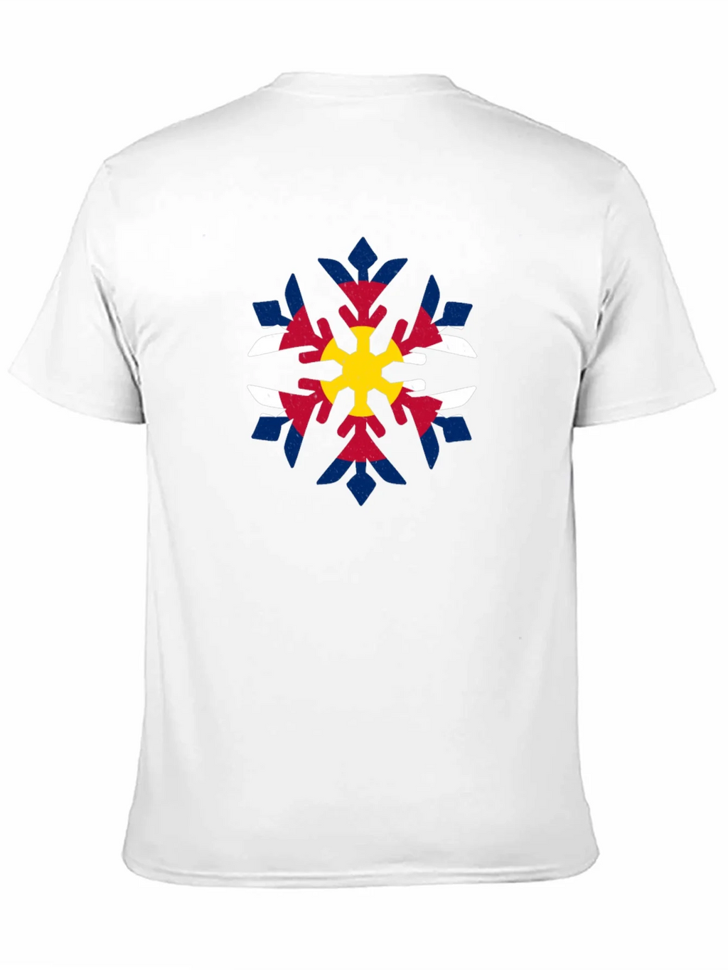 Colorado Flag Snowflake Graphic Tee - Black product image 10