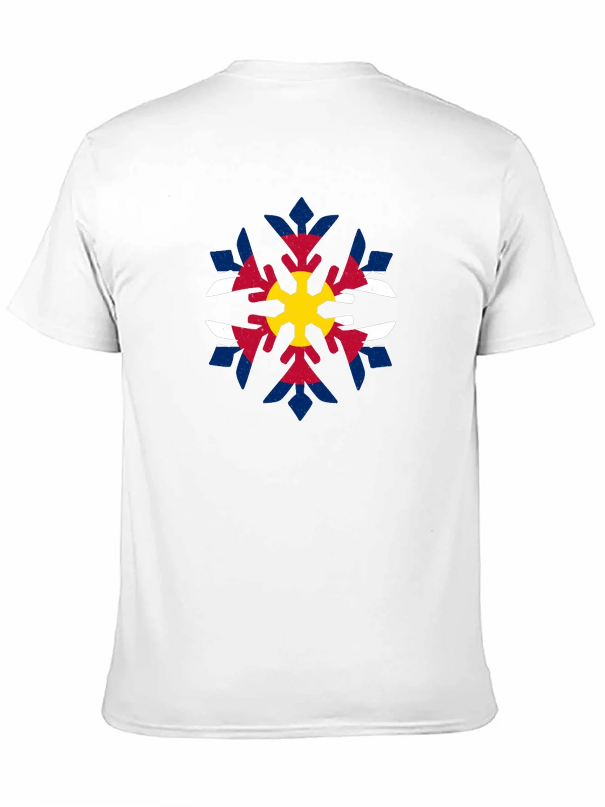 Colorado Flag Snowflake Graphic Tee - Black product image 10