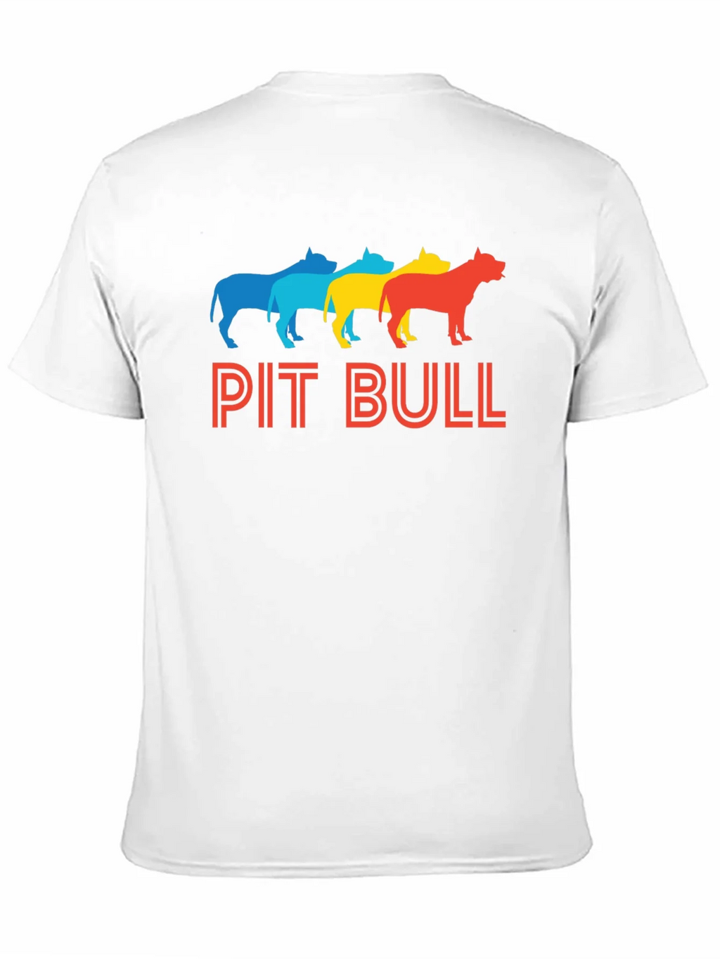 Colorful Pit Bull Graphic Tee product image 4