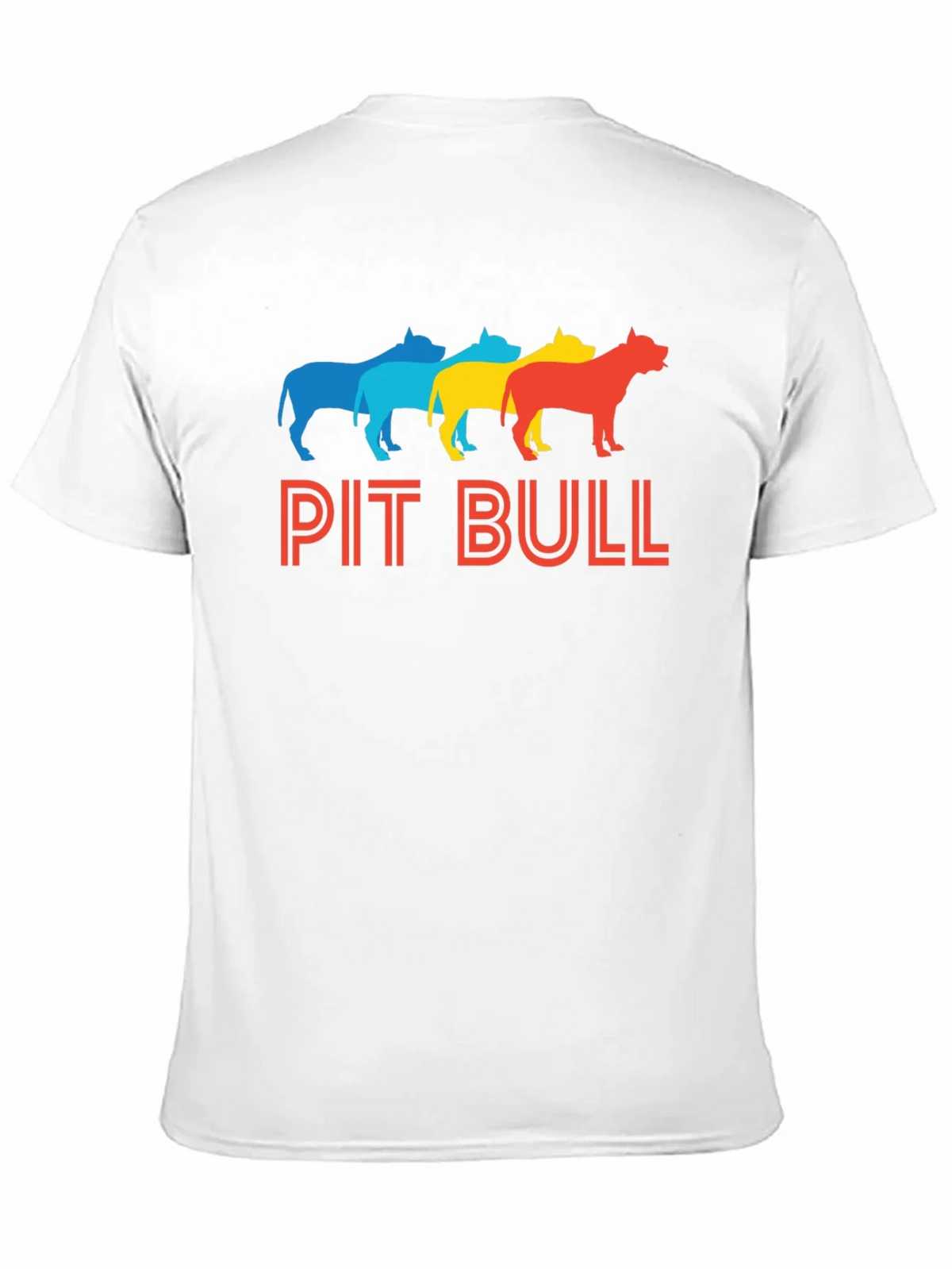 Colorful Pit Bull Graphic Tee product image 4