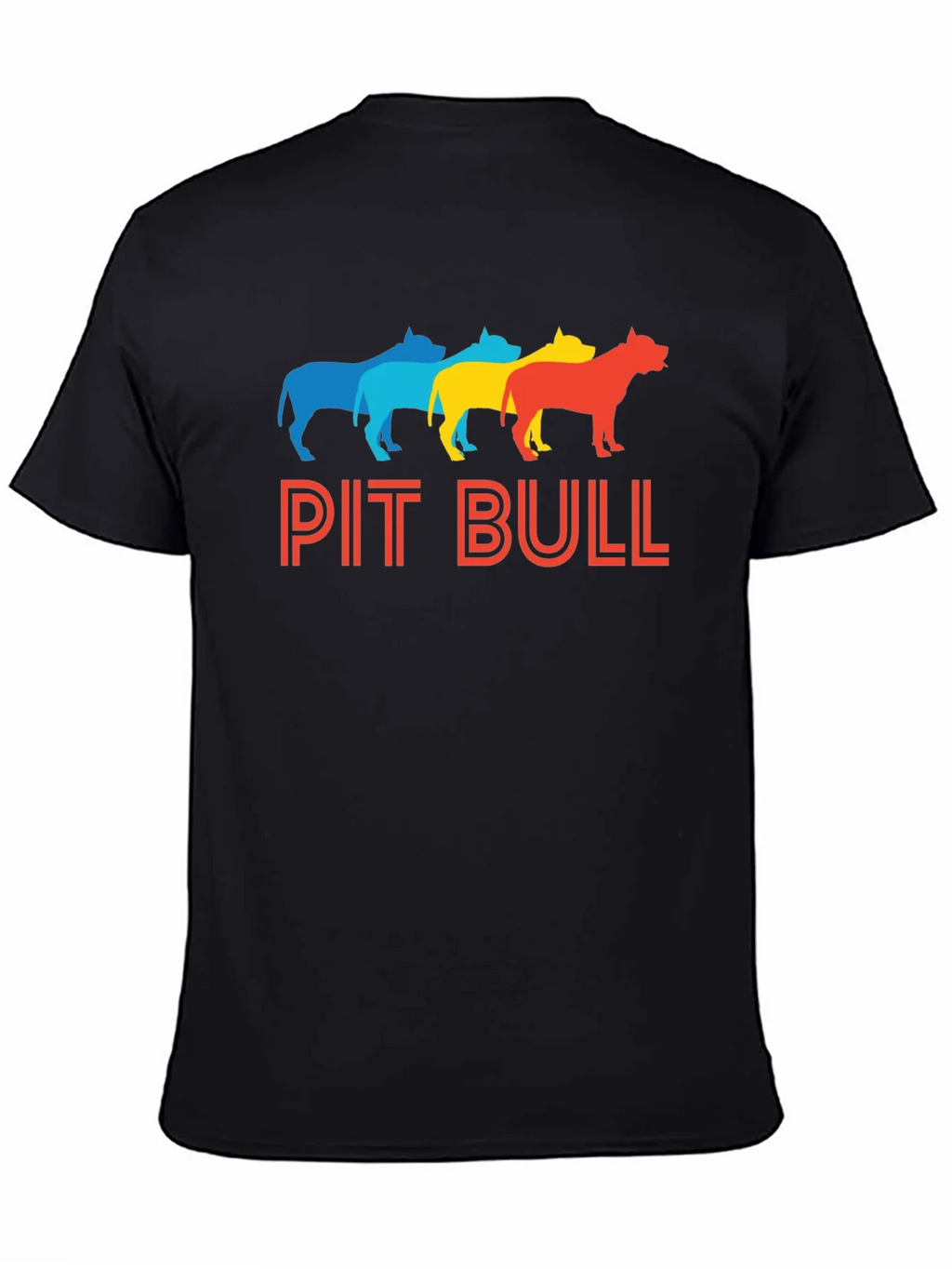 Colorful Pit Bull Graphic Tee product image 1