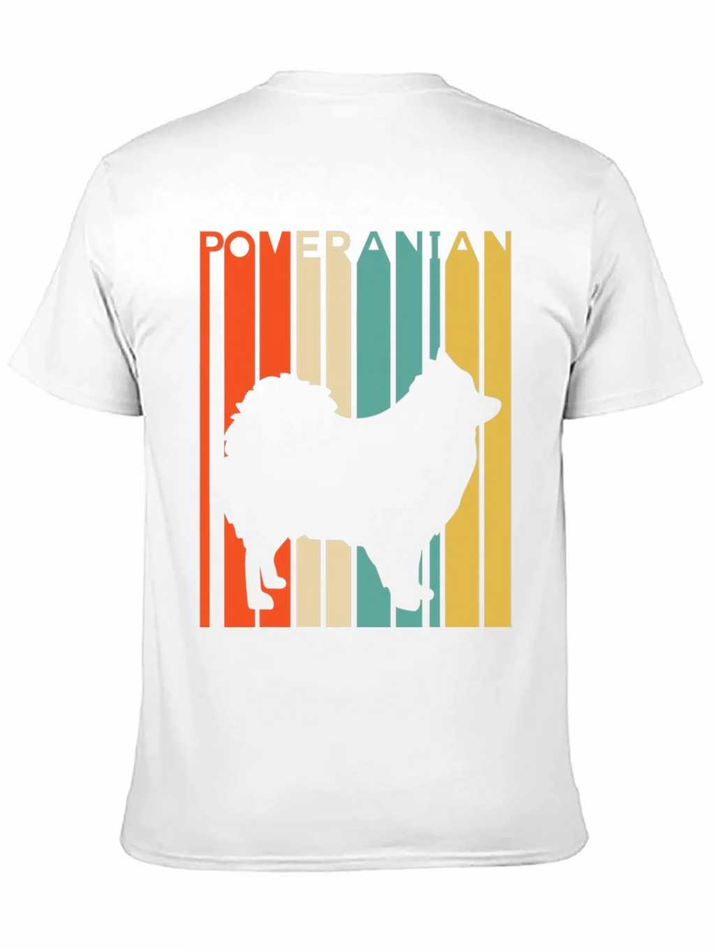 Pomeranian Silhouette Retro Graphic Tee product image 10