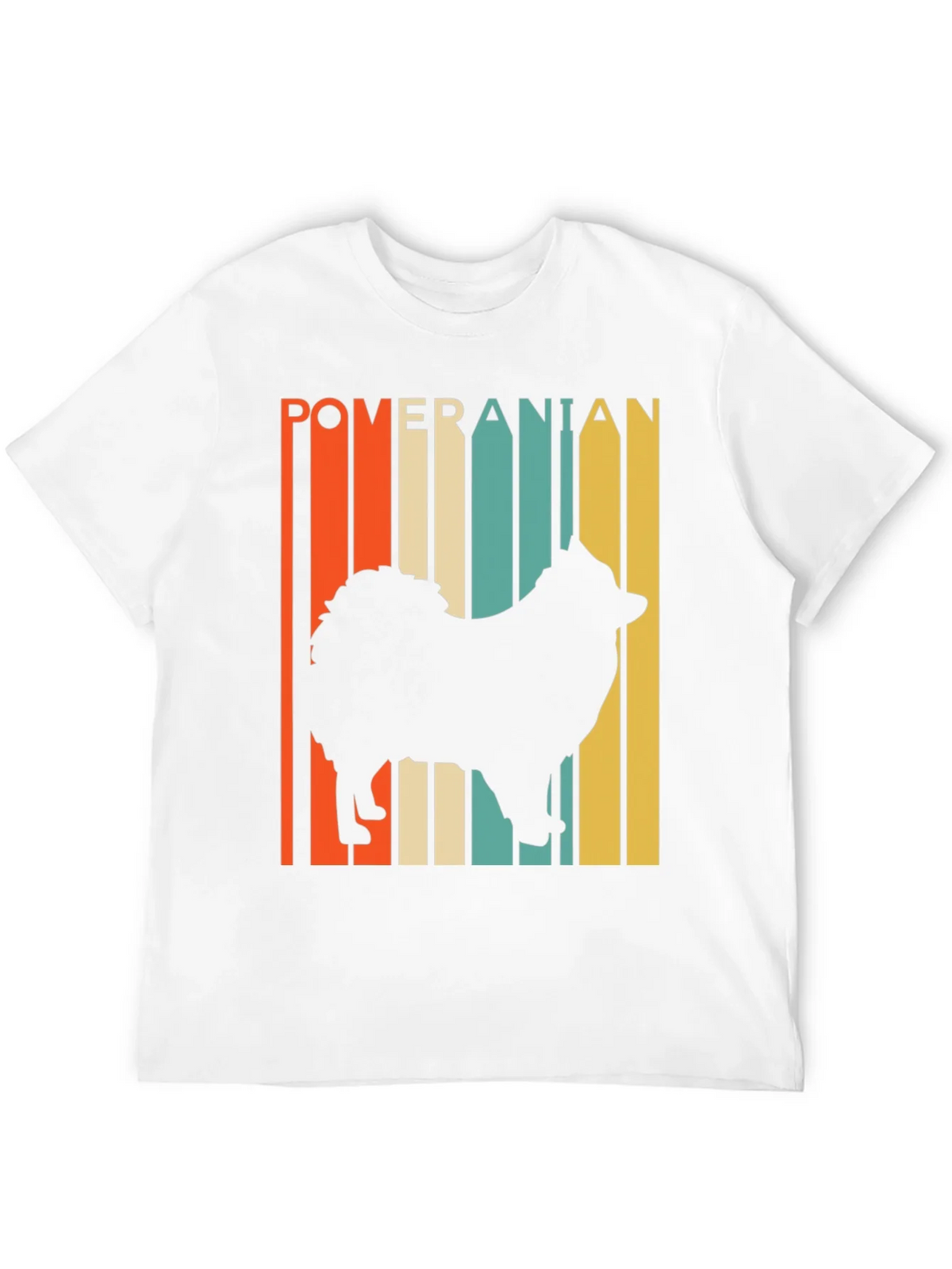 Pomeranian Silhouette Retro Graphic Tee product image 11