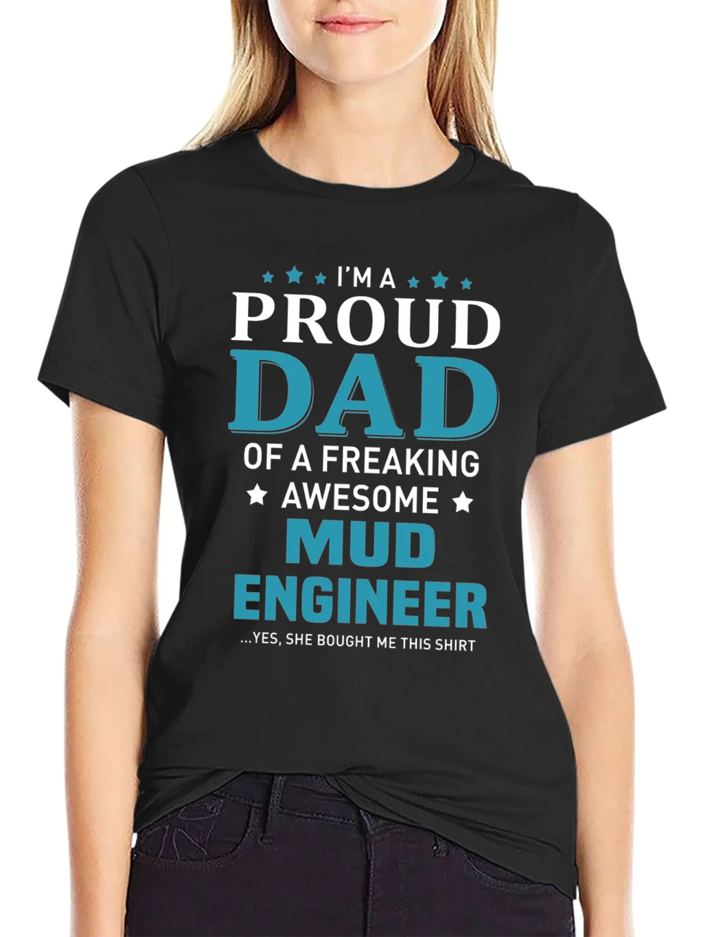 Proud Mud Engineer Dad T-Shirt product image 2
