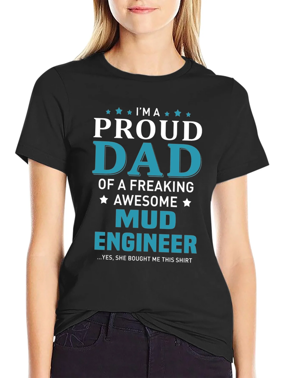 Proud Mud Engineer Dad T-Shirt product image 2