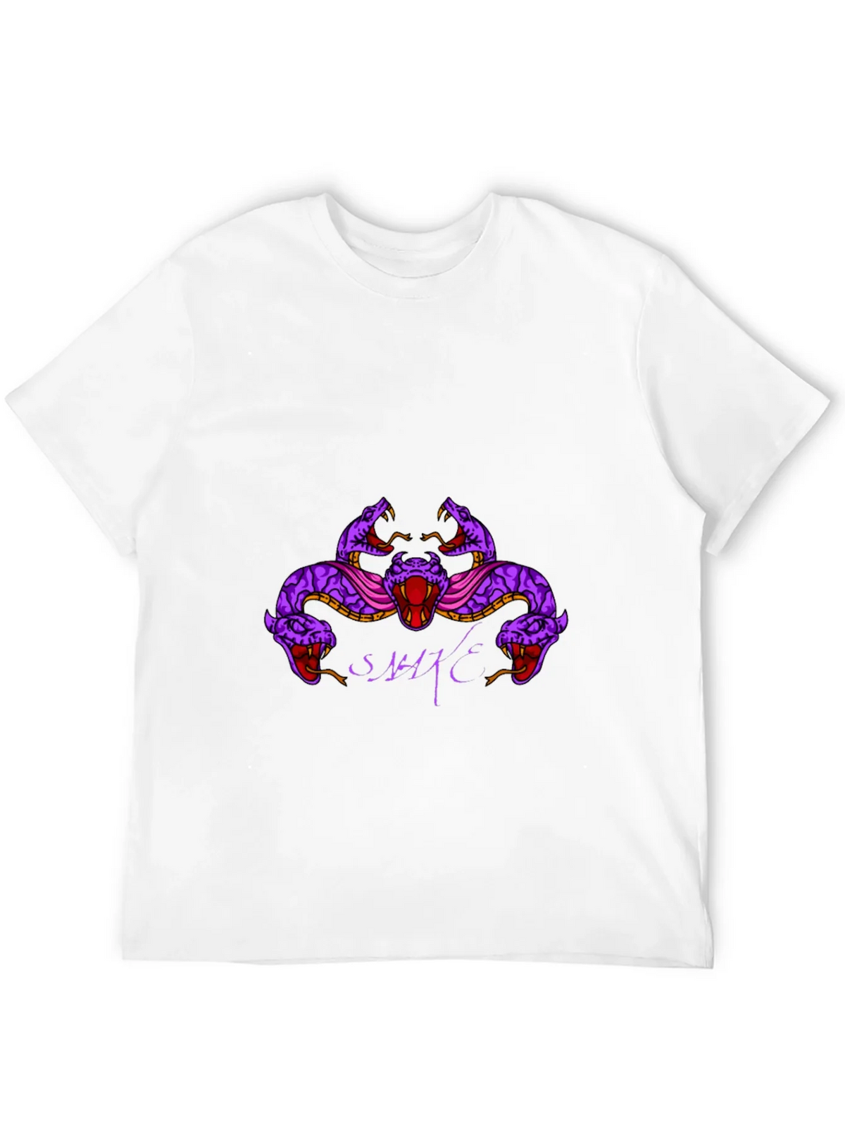 Mens Black Snake Graphic T-Shirt product image 10
