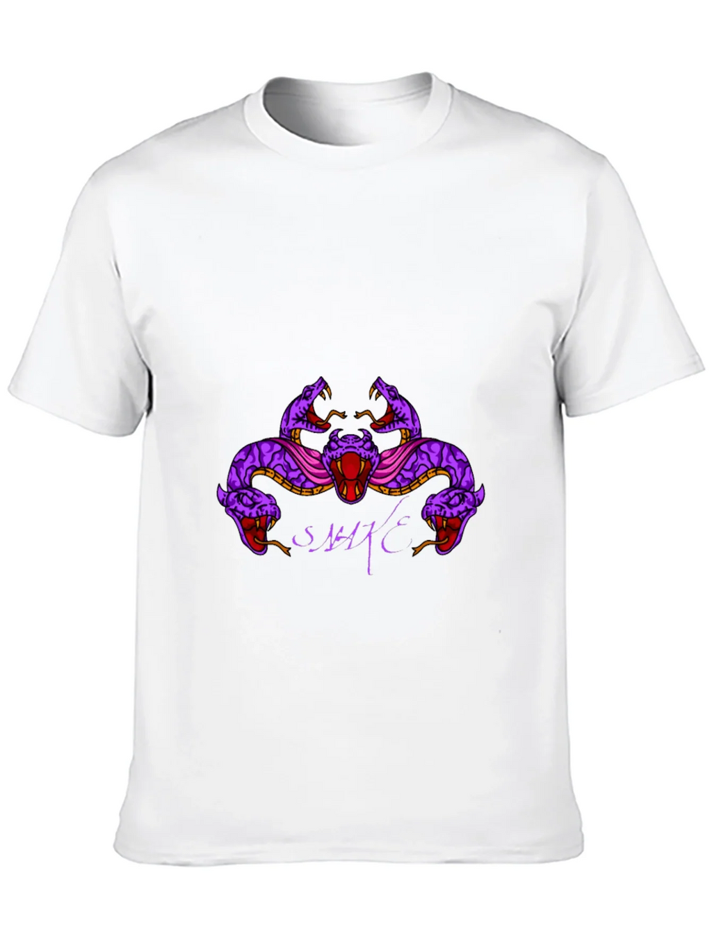 Mens Black Snake Graphic T-Shirt product image 9