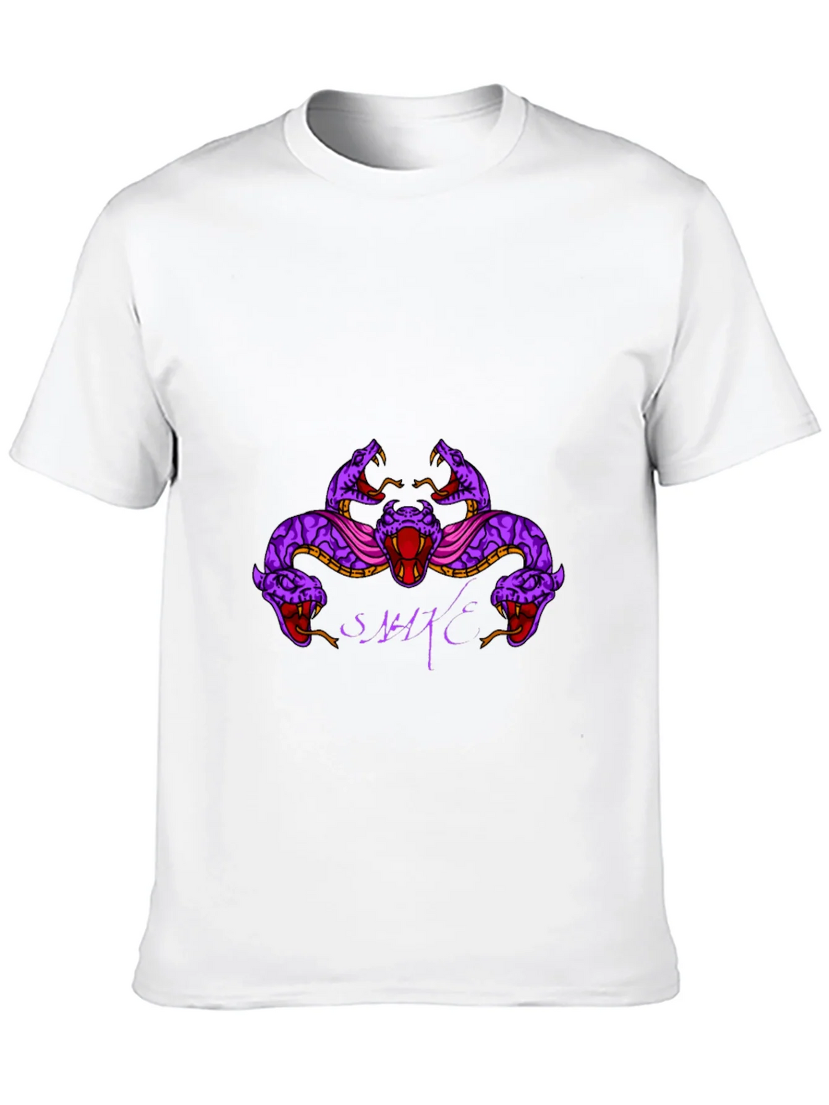 Mens Black Snake Graphic T-Shirt product image 9