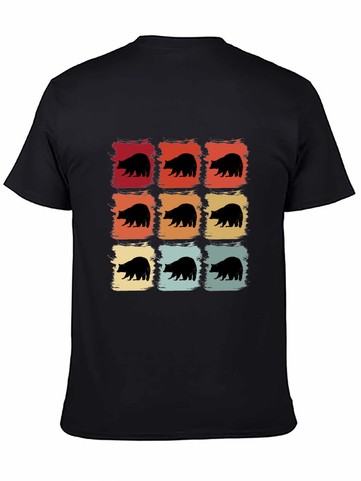 Retro Bear Graphic Tee - Black product image 2