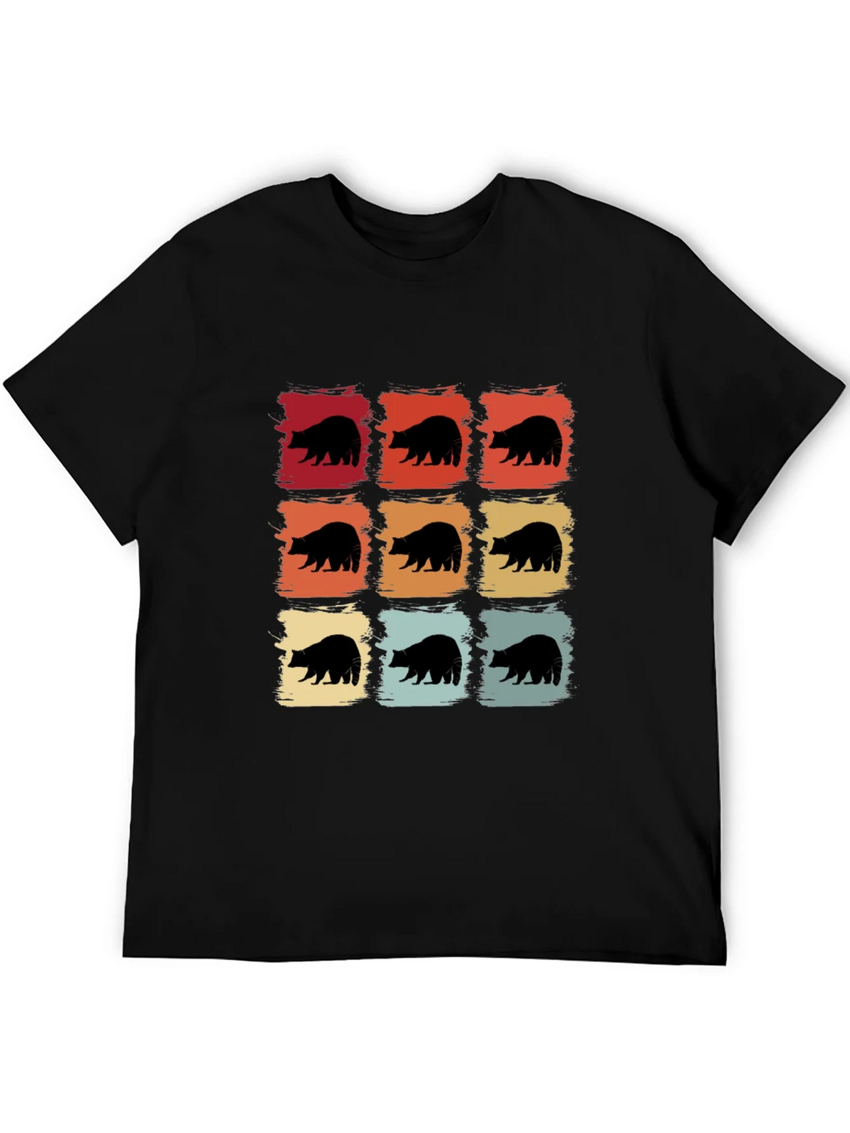 Retro Bear Graphic Tee - Black product image 3