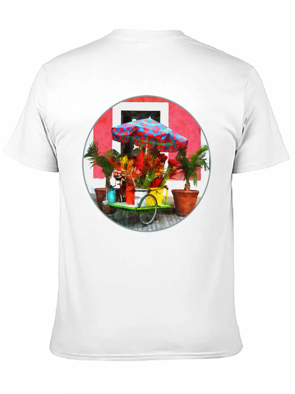 Tropical Flower Cart Graphic Tee product image 10