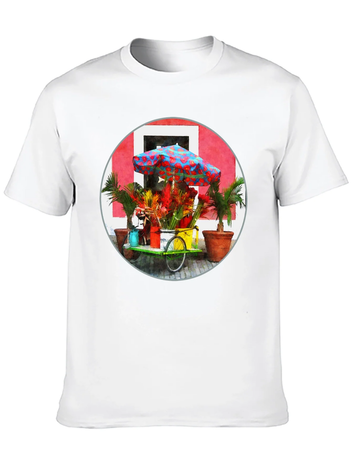Tropical Flower Cart Graphic Tee product image 9