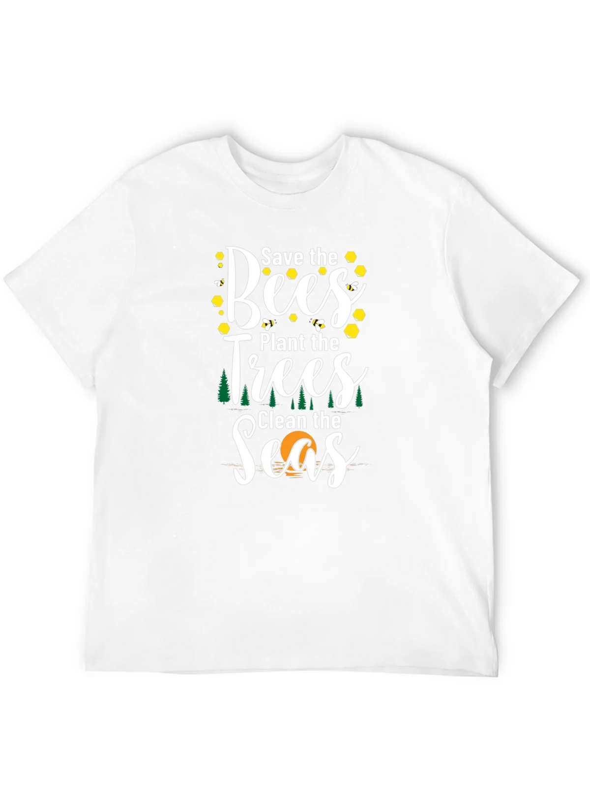 Save the Bees Graphic T-Shirt - Eco Friendly Tee product image 11