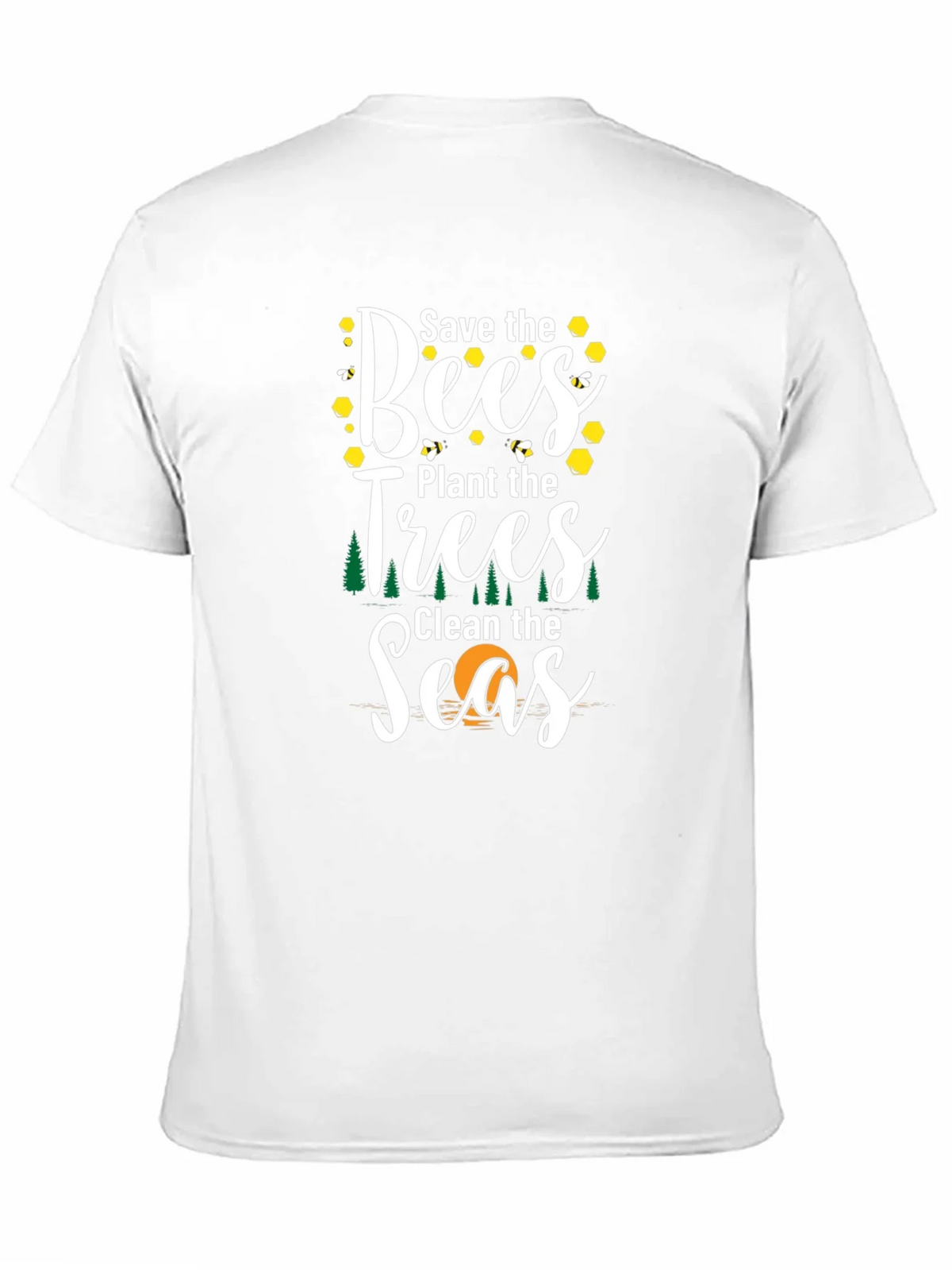 Save the Bees Graphic T-Shirt - Eco Friendly Tee product image 10