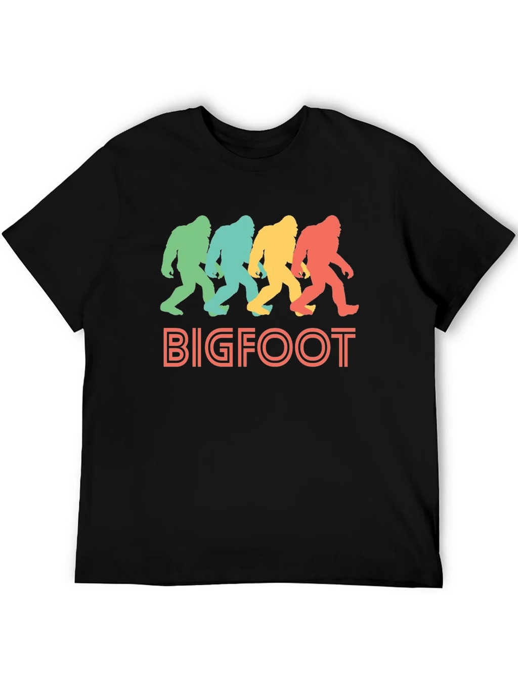 Retro Bigfoot T-Shirt - Sasquatch Silhouette Tee product image 5