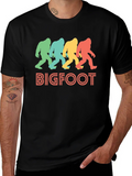Retro Bigfoot T-Shirt - Sasquatch Silhouette Tee product image 1