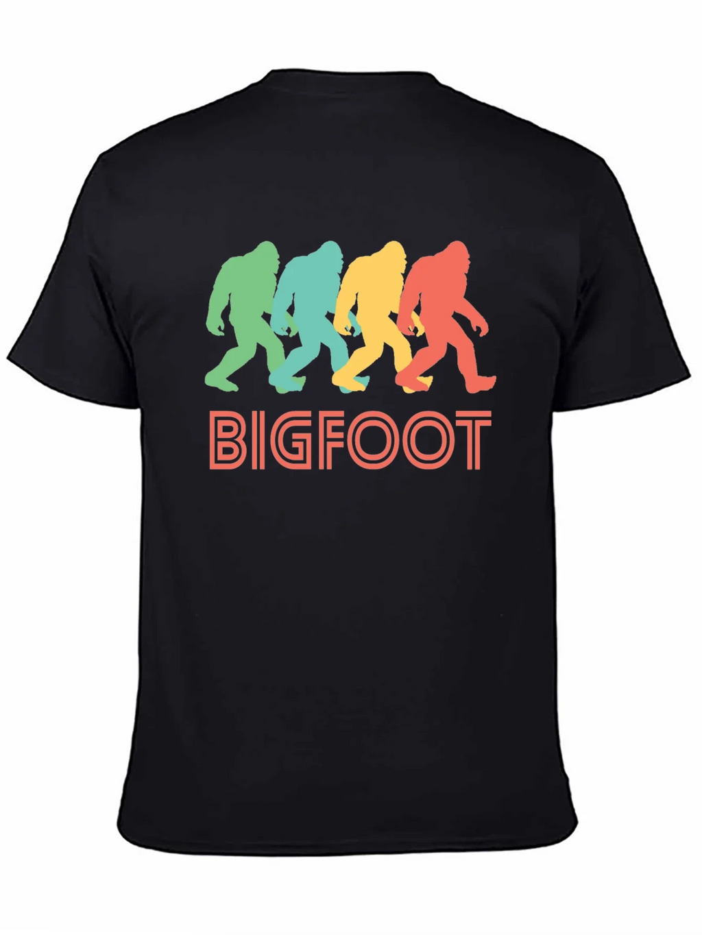 Retro Bigfoot T-Shirt - Sasquatch Silhouette Tee product image 4