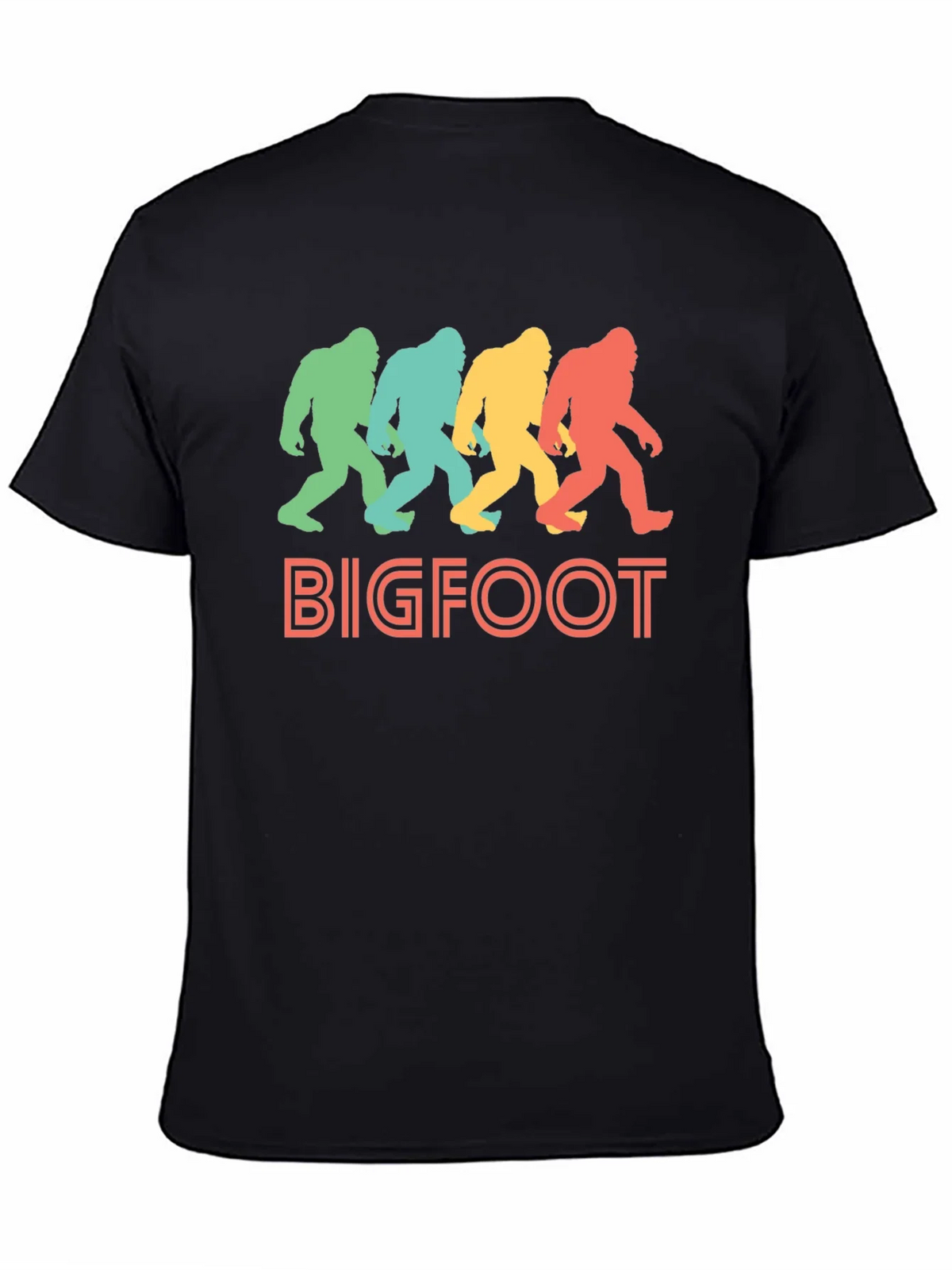 Retro Bigfoot T-Shirt - Sasquatch Silhouette Tee product image 4