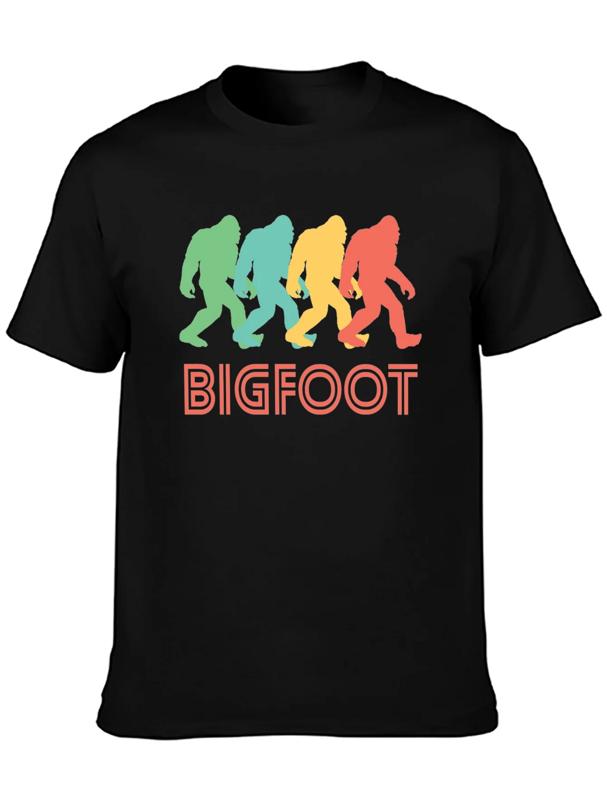 Retro Bigfoot T-Shirt - Sasquatch Silhouette Tee product image 3