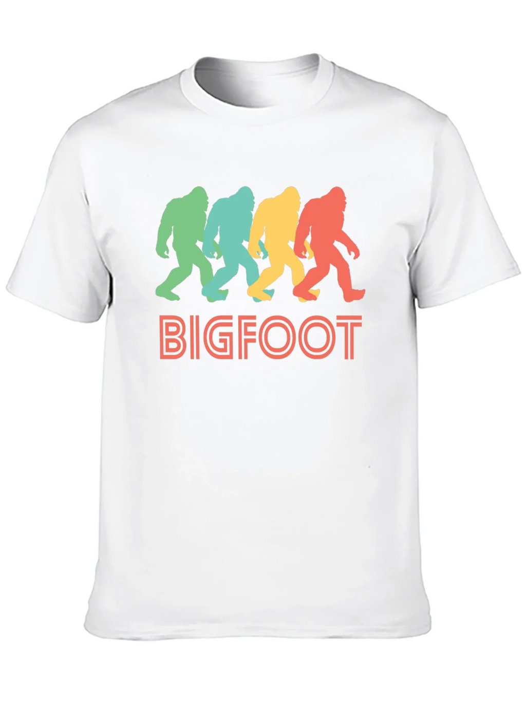 Retro Bigfoot T-Shirt - Sasquatch Silhouette Tee product image 9